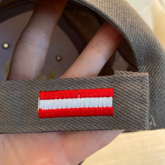 Austria Grey Hat w Gold Embroidered Detailing NWT - Picture 8 of 11